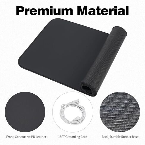 حصيرة أرضية مقاس 16 بوصة × 23.6 بوصة، وسادة أرضية مطاطية غير قابلة للانزلاق، حصيرة أرضية، علاج متصل بالأرض، حصيرة أرضية للأقدام in Kuwait