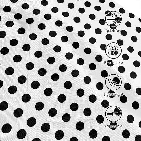 Cute Polka Dots Pattern Baseball Cap Hats Women Men Fashion Sun Cap Packable Outdoor Adjustable Hat for Women Men in Kuwait
