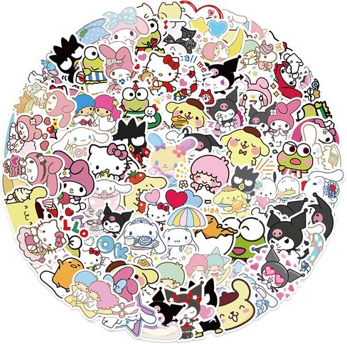 50PCS Cartoon Cars Movie for Water Bottles Laptop Luggage, Cute Stickers for Adults Teens Waterproof Vinyl Decals (B) in Saudi Arabia