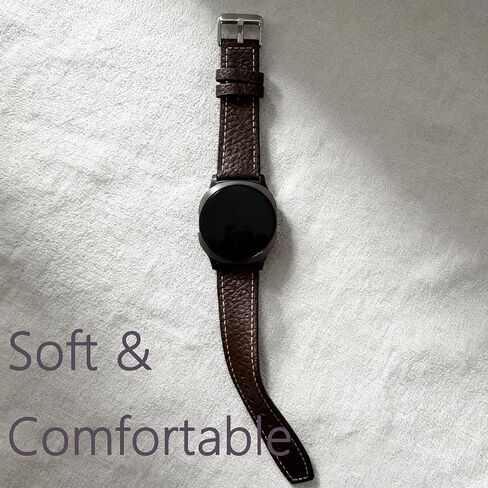 حزام لساعة Galaxy Watch 8 40/44 مم 2025، أساور لساعة Samsung Galaxy Watch 8 Classic 46 مم، جلد للأعمال مع حزام معصم بديل من السيليكون للرجال والنساء. in Kuwait