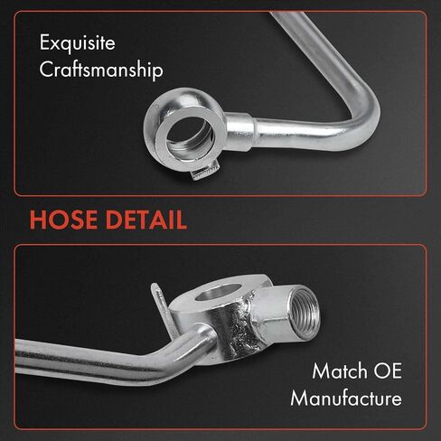 A-Premium Power Steering Hose Pressure Hose Line Assembly Compatible with Lexus - 1999-2000 - GS300 L6 3.0L Pump To Gear/Rack Pinion in Saudi Arabia