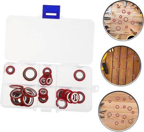 Ciieeo 30pcs Automotive Air Conditioning Compressor Seal Kit Gaskets for Efficient Leakproof Performance and Easy Installation in Saudi Arabia
