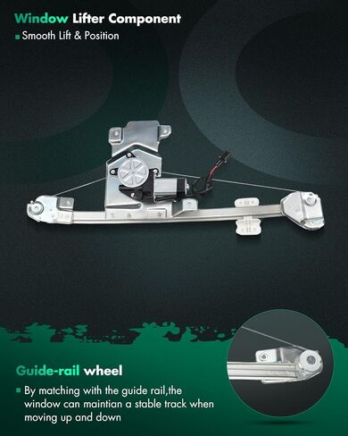 SCITOO Power Window Regulator and Motor fit for 2004 2005 2006 2007 2008 2009 2010 2011 2012 for Chevrolet for Colorado Rear Left Side 748-264 in Saudi Arabia