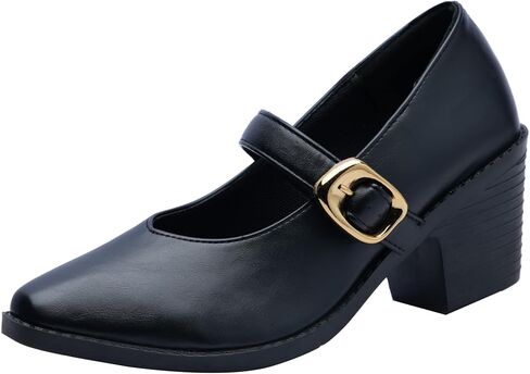 MGGMOKAY Women's Mary Jane Pump Heeled Shoe Comfortable Dress Shoes for Work,Casual and Office Business in Saudi Arabia