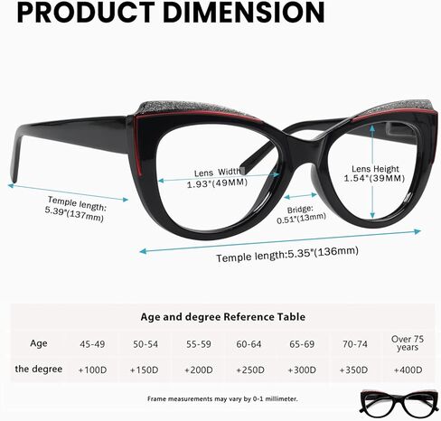 عبوة من 10 نظارات قراءة للنساء بطباعة نمطية مع مفصلات زنبركية in Kuwait