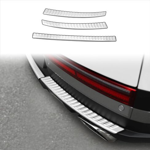 YOUTOOCAR 3PCS Rear Bumper Protector Trim Covers Compatible with Hyundai Santa Fe 2024-2025 Accessories (Glossy Black) in Saudi Arabia