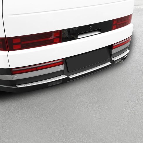 YOUTOOCAR 3PCS Rear Bumper Protector Trim Covers Compatible with Hyundai Santa Fe 2024-2025 Accessories (Glossy Black) in Saudi Arabia