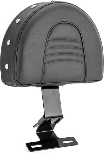 Mofun Driver Rider Backrest Mount Kit Compatible with Harley Heritage Softail 1993-2006 with Stock Seats Pu Leather Backrest Pad, Black in Saudi Arabia