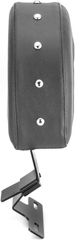 Mofun Driver Rider Backrest Mount Kit Compatible with Harley Heritage Softail 1993-2006 with Stock Seats Pu Leather Backrest Pad, Black in Saudi Arabia