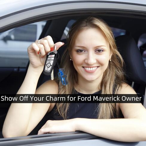 سلسلة مفاتيح رائعة لملحقات Ford Maverick، هدية لأصحاب السيارات - تستخدم كمفتاح سيارة وديكور لحقيبة الظهر in Kuwait