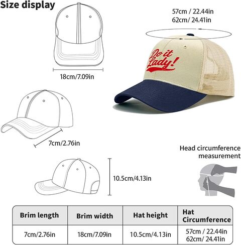 قبعات Do It Lady Chit Trucker Hats Garde لسفينة الجد في اليوم التالي in Kuwait