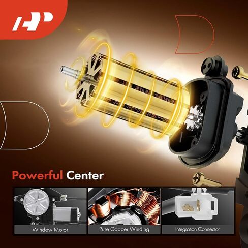 A-Premium Power Electric Window Regulator with Motor Compatible with Chevrolet Spark 13-15 Spark EV 14-16 Hatchback Front Passenger Side in Saudi Arabia
