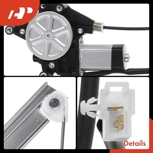 A-Premium Power Electric Window Regulator with Motor Compatible with Chevrolet Spark 13-15 Spark EV 14-16 Hatchback Front Passenger Side in Saudi Arabia