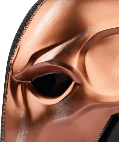 Orange-Black Resin Helmet Women Halloween Cosplay Mask for Adults Female Assassin Costume Collectibles in Saudi Arabia