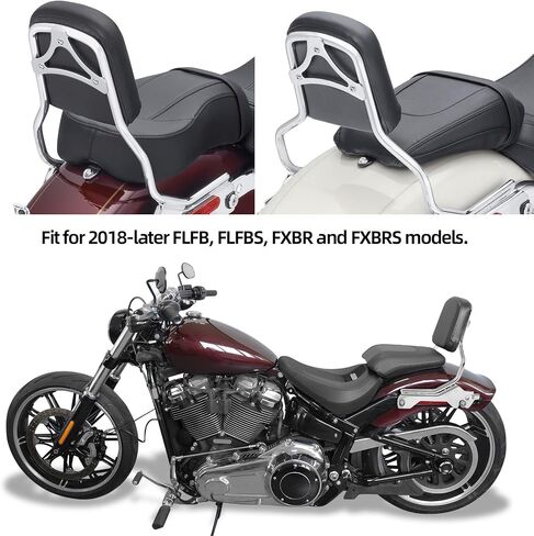 مسند ظهر مستقيم من TCMT قياسي سيسي بار مع مجموعة أدوات لرسو السفن مناسب لدراجات Harley Fat Boy Breakout 2018-2025 FLFB FLFBS FXBR FXBRS in Saudi Arabia