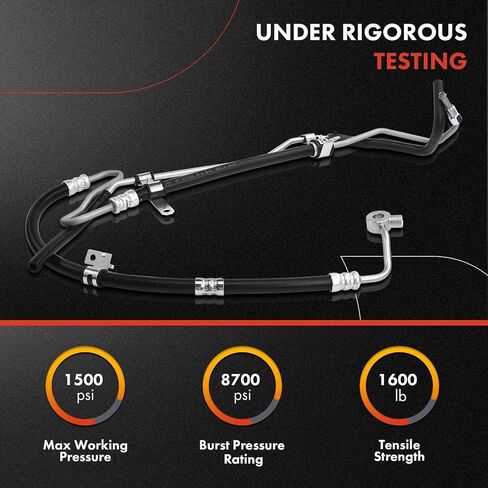 A-Premium Power Steering Pressure and Return Hose Line Assembly Compatible with Toyota Sequoia 2008-2009 4.7L 5.7L in Saudi Arabia