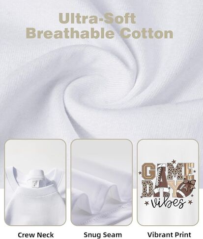 طفل قميص كرة القدم الفتيان الفتيات لعبة يوم تي شيرت الاطفال البيسبول المحملة ملابس قطنية لطيف كم قصير بلايز 2T-8 سنوات in Kuwait