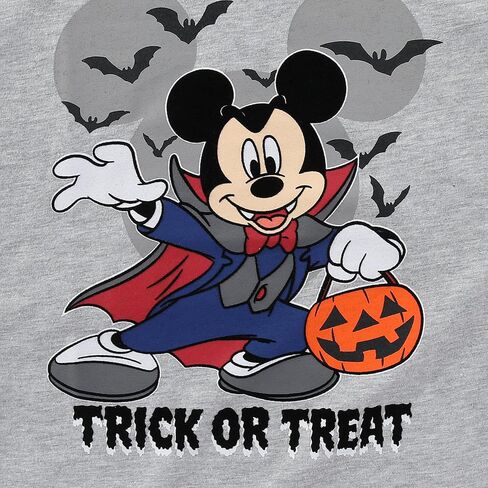 Disney Mickey Mouse Boys Halloween Short Sleeve T-Shirt for Toddler and Big Kids in Saudi Arabia
