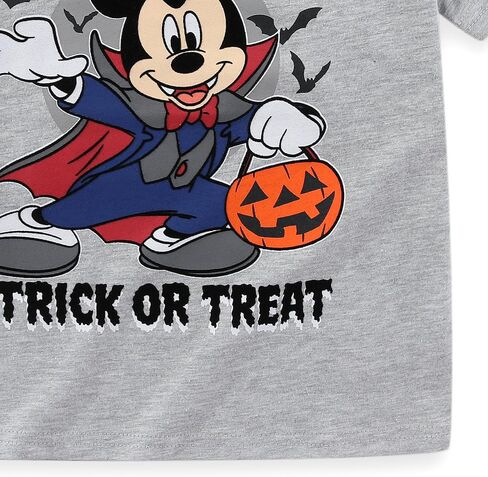 Disney Mickey Mouse Boys Halloween Short Sleeve T-Shirt for Toddler and Big Kids in Saudi Arabia