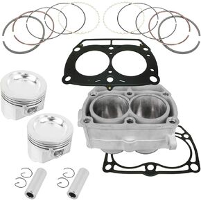 Caltric Cylinder And Piston Ring Kit Gasket Compatible with Polaris Ranger 700 4X4 6X6 Efi 2006-2009 in Kuwait