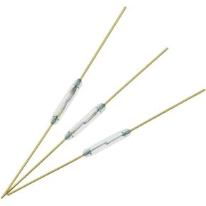 50Pcs/lot Switch 1.8 * 10mm Magnetic Control Switch MKA10110 Green Glass Switches Glass Normally Open NO Contact in Kuwait