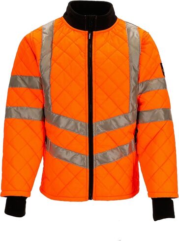 سترة RefrigiWear عالية الرؤية Hi Vis معزولة بالماس ومبطنة وطاردة للماء in Saudi Arabia