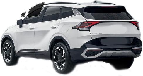 غشاء ملون للنافذة مسبق القطع من AUTOTEK، طبقة أمامية ببابين لنوافذ السيارات، حماية من أشعة الشمس، الخصوصية، زجاج مضاد للكسر، طبقتين، قطع الكمبيوتر، أي ظل ملون لكيا سبورتاج 2023-2025 in Kuwait