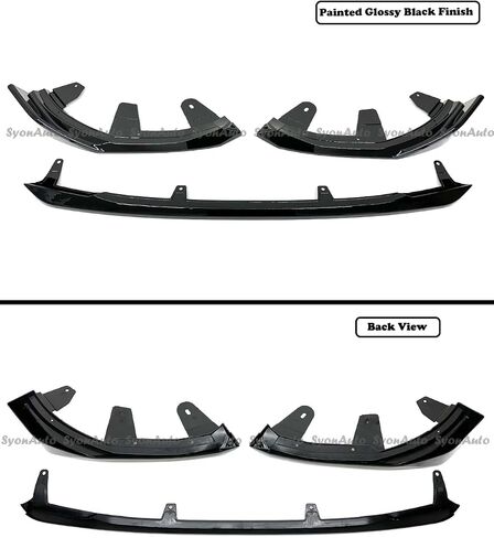 يناسب 2022-2026 BMW G42 2 SERIES 230i M240i G87 M2 MP STYLE FRONT BUMPER LIP SPLITTER KIT in Saudi Arabia