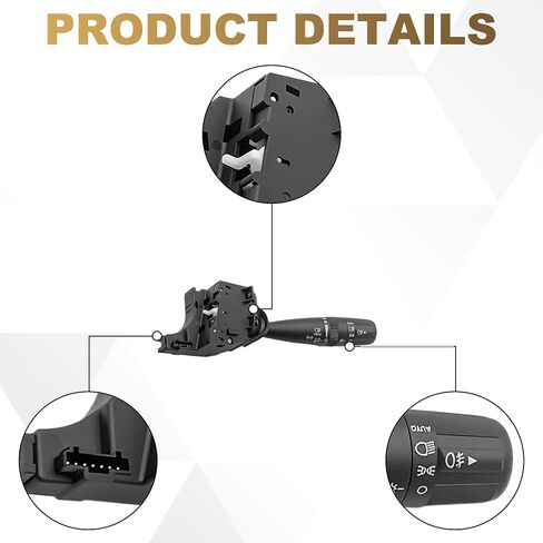 رافعة مجموعة إشارة الانعطاف من Partsflow متوافقة مع 2008-2018 Jeep Grand Cherokee/Commander/Liberty/Wrangler؛07-14 Chrysler 200/Sebrin؛08-14 Dodge Avenger/Journey/Nitro 68015101AA 68015101AB in Saudi Arabia
