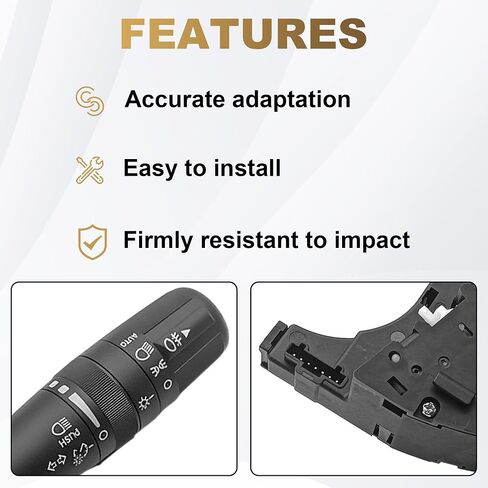 رافعة مجموعة إشارة الانعطاف من Partsflow متوافقة مع 2008-2018 Jeep Grand Cherokee/Commander/Liberty/Wrangler؛07-14 Chrysler 200/Sebrin؛08-14 Dodge Avenger/Journey/Nitro 68015101AA 68015101AB in Saudi Arabia