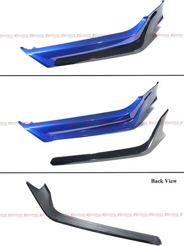ACR Style JDM مطلي بلونين أسود لامع لؤلؤي أزرق أمامي طقم مصد الشفاه متوافق مع 2021 2022 Honda Accord EX LX Touring Sport in Saudi Arabia