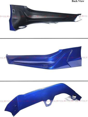 ACR Style JDM مطلي بلونين أسود لامع لؤلؤي أزرق أمامي طقم مصد الشفاه متوافق مع 2021 2022 Honda Accord EX LX Touring Sport in Saudi Arabia