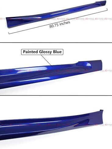 Night Pearl Blue Add-on JDM Side Skirt Extensions Compatible with 2018-2020 Honda Accord Model in Saudi Arabia