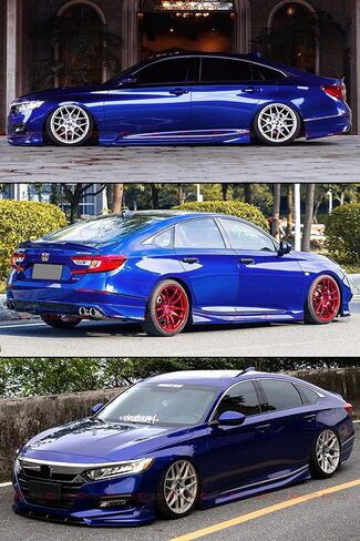 Night Pearl Blue Add-on JDM Side Skirt Extensions Compatible with 2018-2020 Honda Accord Model in Saudi Arabia
