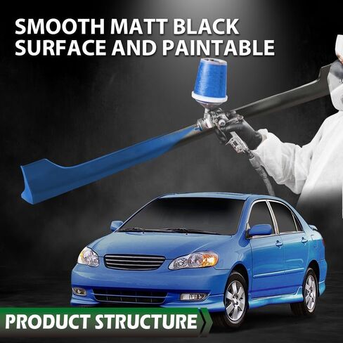 LQI Side Skirts Body Kit Left & Right, Compatible with Dodge Charger 2015-2023 Glossy Black Pair Panel Splitter Replacement in Saudi Arabia