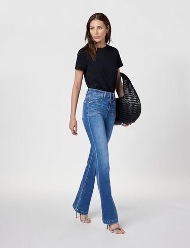 PAIGE Women's Iconic Set in Pockets Jeans in Saudi Arabia