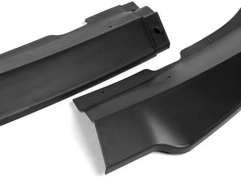 3 Pieces Front Bumper Lip Spoiler Splitter Side Body Kit Trim Protection Compatible with 2011-2014 Dodge Charger, 2012 2013 (Painted Black) in Saudi Arabia