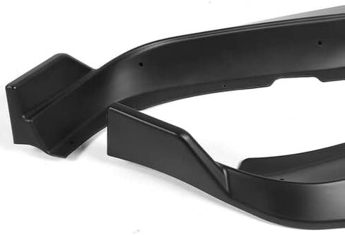 3 Pieces Front Bumper Lip Spoiler Splitter Side Body Kit Trim Protection Compatible with 2011-2014 Dodge Charger, 2012 2013 (Painted Black) in Saudi Arabia