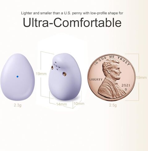 سماعات أذن سليب Z1، سماعات أذن بلوتوث لاسلكية لقناة الأذن الصغيرة، سماعات أذن ذات حجم صغير، سماعات أذن صغيرة غير مرئية نصف داخل الأذن خفيفة الوزن لتناسب الراحة (عارية) in Kuwait