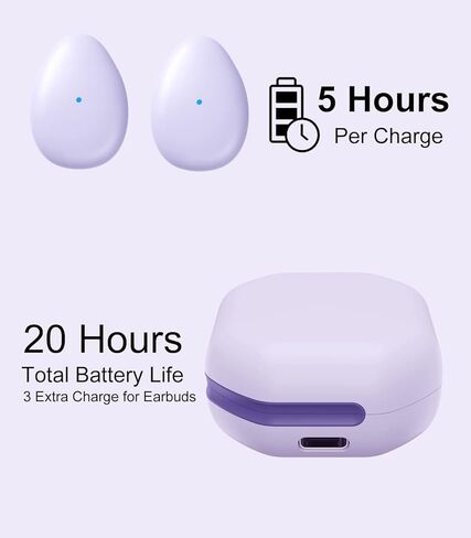 سماعات أذن سليب Z1، سماعات أذن بلوتوث لاسلكية لقناة الأذن الصغيرة، سماعات أذن ذات حجم صغير، سماعات أذن صغيرة غير مرئية نصف داخل الأذن خفيفة الوزن لتناسب الراحة (عارية) in Kuwait