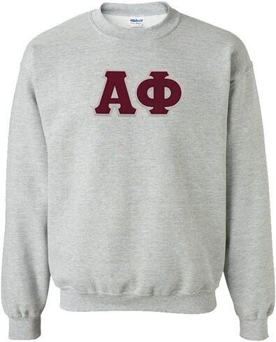 Alpha Phi Lettered Crewneck X-Large رياضي رمادي in Saudi Arabia