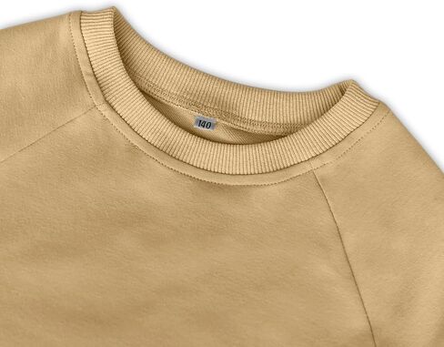 طقم ملابس رياضية للفتيات من Yesfashion قطعتين بأكمام راجلان 𝑺𝒘𝒆𝒂𝒕𝒔𝒉𝒊𝒓𝒕+𝑺𝒘𝒆𝒂𝒕𝒑𝒂𝒏𝒕𝒔، 4-13 سنة in Saudi Arabia
