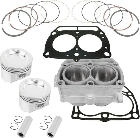 Caltric Cylinder And Piston Ring Kit Gasket Compatible with Polaris Ranger 700 4X4 6X6 Efi 2006-2009 in Kuwait