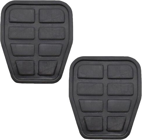 قطعتان من غطاء وسادة دواسة الفرامل المطاطية 321721173، غطاء وسادة الدواسة متوافق مع VW Jetta Golf Mk2 Mk3 Passat B2 B3 B4 Polo Mk2 Mk3 in Kuwait