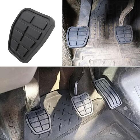 قطعتان من غطاء وسادة دواسة الفرامل المطاطية 321721173، غطاء وسادة الدواسة متوافق مع VW Jetta Golf Mk2 Mk3 Passat B2 B3 B4 Polo Mk2 Mk3 in Kuwait