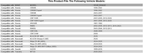 سائق ختم شوكة تاسك 37 مم متوافق مع Honda CRF150R 2007-2009، 2012-2026/Honda CRF150R Expert 2007-2009، 2012-2026 in Saudi Arabia