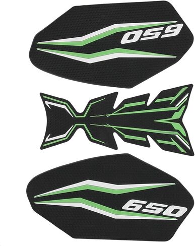 KIMISS Gas Tank Pad Sticker for KAWASAKI Z650/NINJA 650 2017-2021, Motorcycle Fuel Tank Protector, Anti-Scratch Decal, Non-Slip Grip Pad, Fits OEM Design in Saudi Arabia