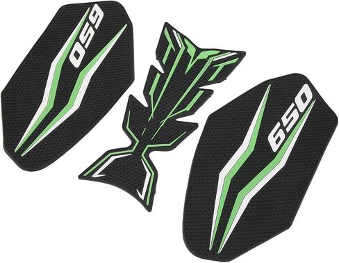 KIMISS Gas Tank Pad Sticker for KAWASAKI Z650/NINJA 650 2017-2021, Motorcycle Fuel Tank Protector, Anti-Scratch Decal, Non-Slip Grip Pad, Fits OEM Design in Saudi Arabia