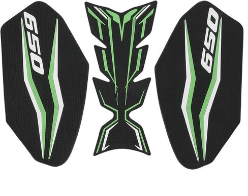 KIMISS Gas Tank Pad Sticker for KAWASAKI Z650/NINJA 650 2017-2021, Motorcycle Fuel Tank Protector, Anti-Scratch Decal, Non-Slip Grip Pad, Fits OEM Design in Saudi Arabia