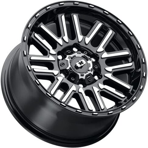 عجلة الوجه VISION 17x8.5 348 Nexus باللون الأسود اللامع مقاس 6x5.5 (0 مم) in Saudi Arabia